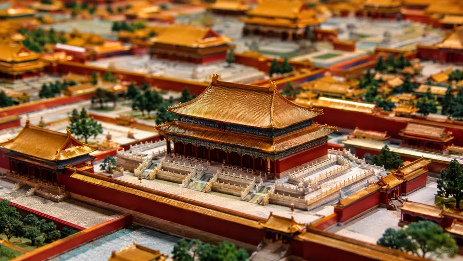 Forbidden City Map & Architecture